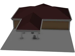 Bank of Omaha Nebraska 3D Model preview