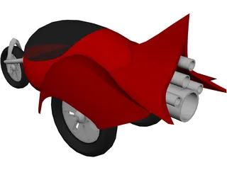 Future Car 3D Model preview