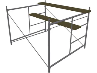 Scaffolding 3D Model preview