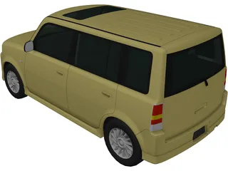 Scion xB (2001) 3D Model preview