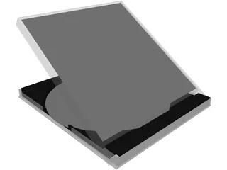 CD Box 3D Model preview