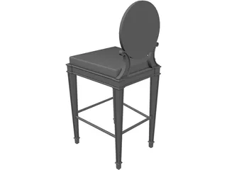 Barstool 3D Model preview