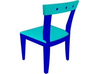 Desk Chair 3D Model preview