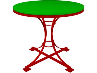 End Table 3D Model preview