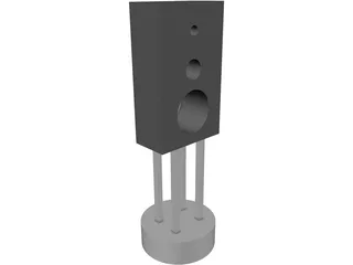 Speaker 3D Model preview