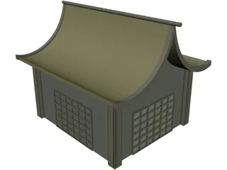 Pagoda 3D Model preview