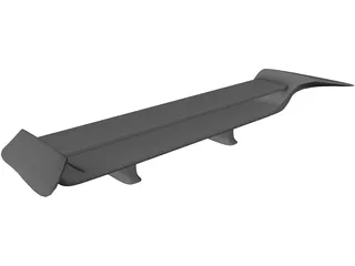 Spoiler 3D Model preview
