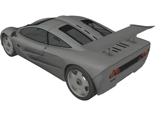 McLaren F1 3D Model preview