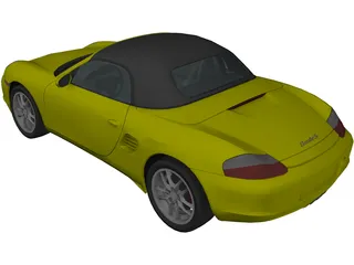 Porsche Boxster S (2002) 3D Model preview