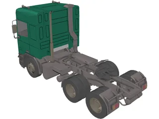 Man Truck 3D Model preview