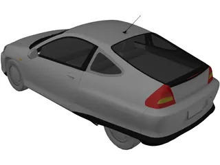 Honda Insight (1999) 3D Model preview