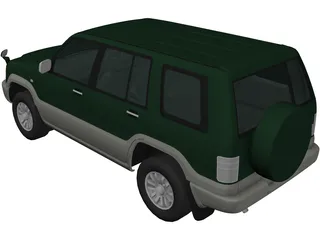 Isuzu Bighorn (2001) 3D Model preview