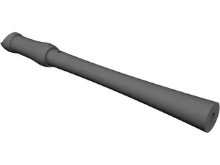Blockflute 3D Model preview