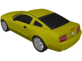 Ford Mustang (2005) 3D Model preview