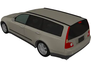 Nissan Stagea (2001) 3D Model preview