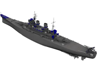 HMS Temeraire 3D Model preview