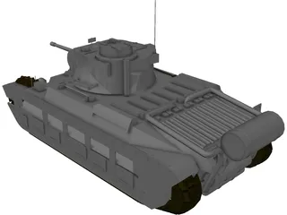 Matilda Mk2 3D Model preview
