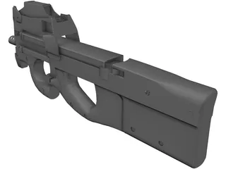 P-90P 3D Model preview