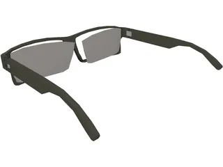 Gucci Glasses 3D Model preview