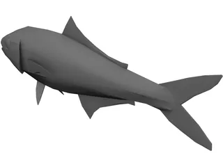 Full Fish 3D Model preview