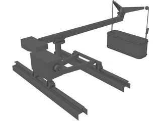 Window Crane (Small) 3D Model preview