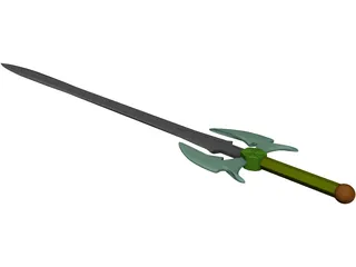 Fantasy Sword 3D Model preview