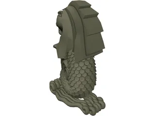 Merlion 3D Model preview