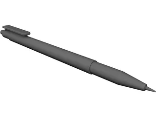 Ball Point Pen 3D Model preview
