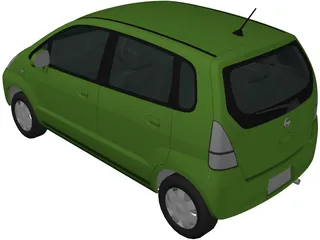 Nissan Moco (2002) 3D Model preview