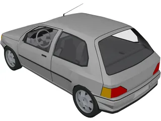 Renault Clio 3D Model preview