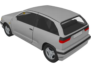 Seat Ibiza 3D Model preview