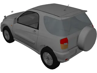 Toyota RAV4 (2000) 3D Model preview