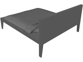 Alicudi Bed 3D Model preview