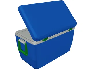 Chest Cooler 3D Model preview