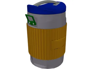 Drink Cooler 3D Model preview