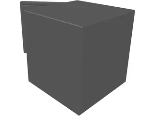 Safe With Moneybags 3D Model preview