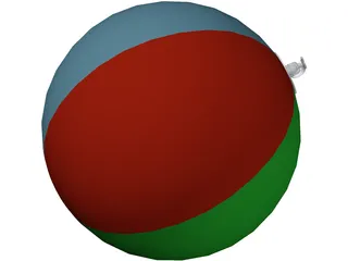 Beach Ball 3D Model preview