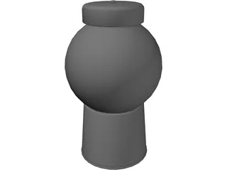 Gumball Machine 3D Model preview