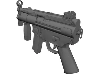 Heckler&Koch MP5K 3D Model preview