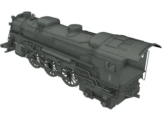 Train 3D Model preview