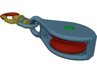 Crane Hook Small 3D Model preview