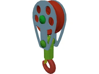 Crane Hook Medium 3D Model preview