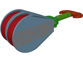 Crane Hook Large 3D Model preview