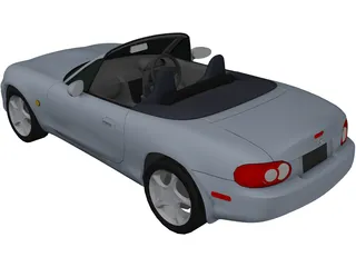Mazda MX-5 Roadster 3D Model preview