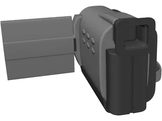 Hurst Video Camera 3D Model preview