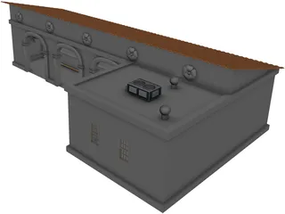 Bar Small 3D Model preview