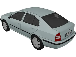Skoda Octavia 3D Model preview
