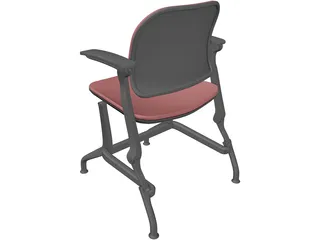Steelcase Cachet Chair 3D Model preview