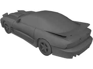 Pontiac Trans Am WS6 3D Model preview