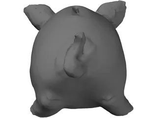 Pig Moneybox 3D Model preview